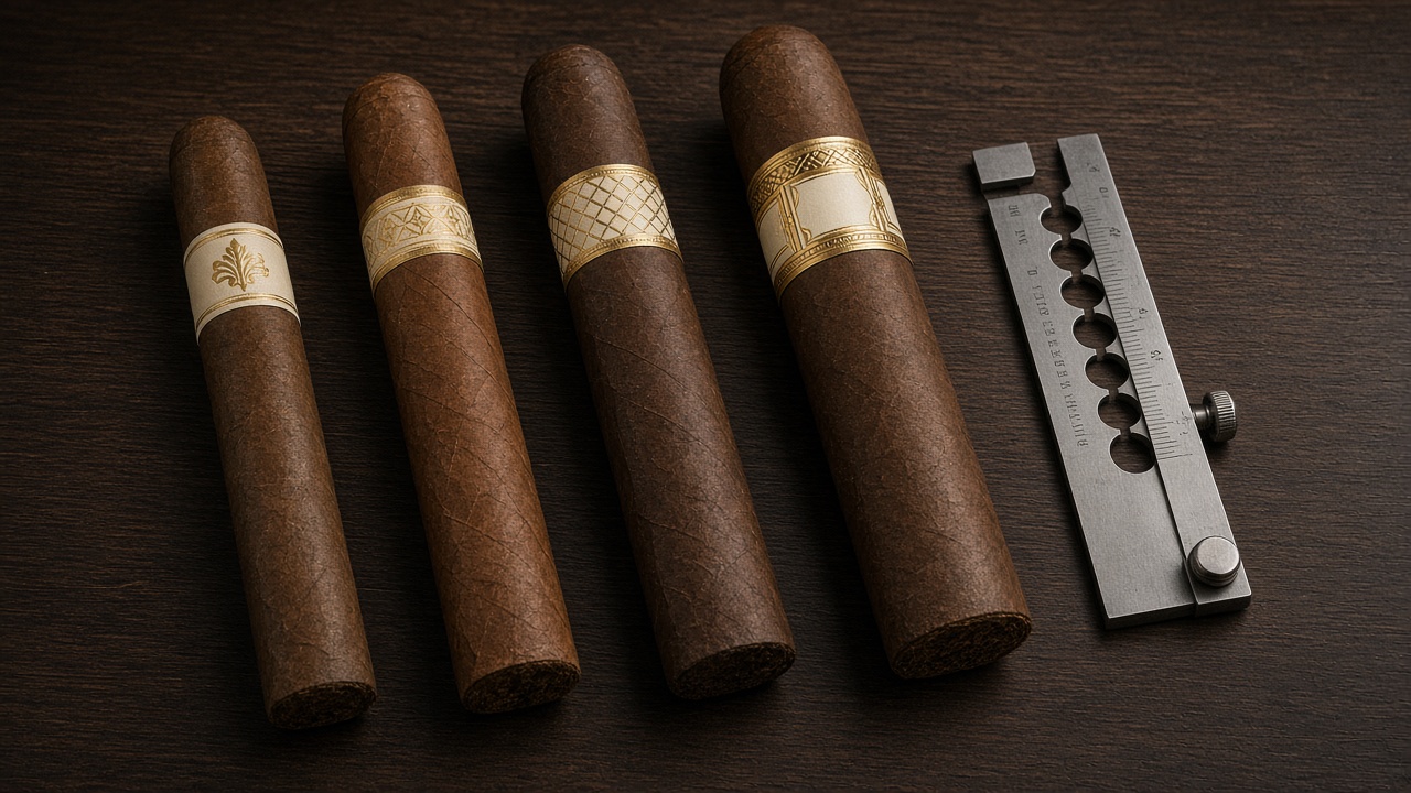 Сигари різної вітоли з вимірювальним інструментом, Royal Smoke